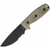 Ontario RAT-3 Serrated w/Nylon Sheath