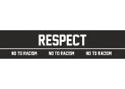 kapitánská páska RESPECT no to racism captain armband černá