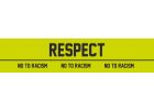 kapitánská páska RESPECT no to racism captain armband světle zelená