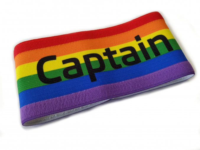 Kapitánská páska Rainbow Captain armband