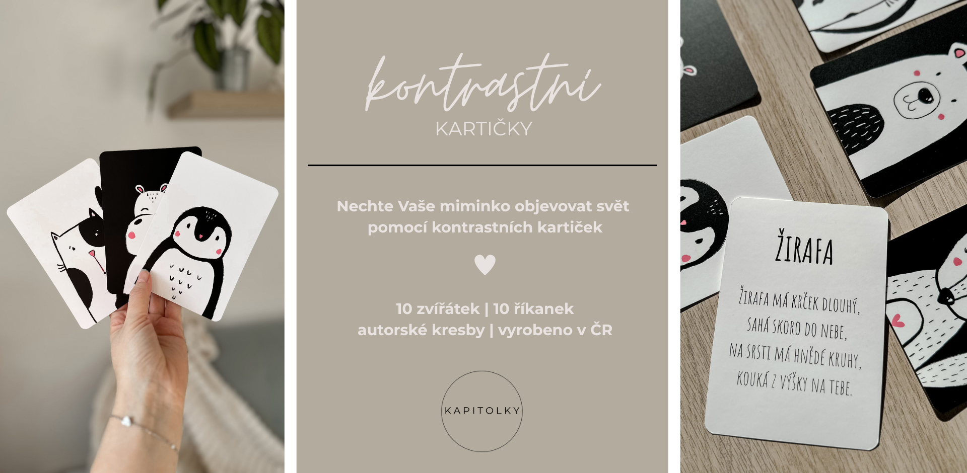 Kontrastní kartičky