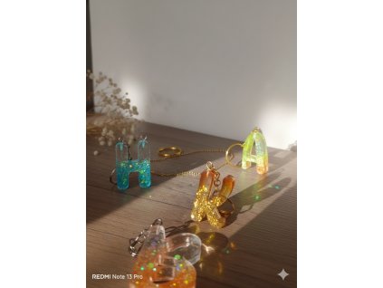 klíčenka - PÍSMENO zaoblené