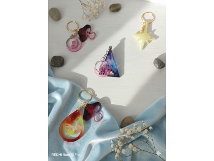 klíčenky - sada VESMÍR a HOUBIČKY