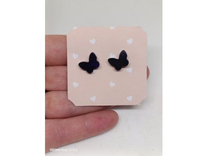 motýlci - náušnice pecky