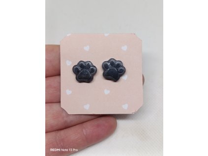 tlapky - náušnice pecky