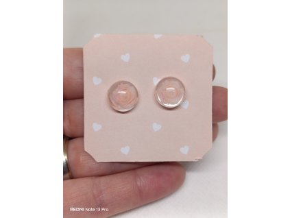 náušnice KULATÉ velké - pecky