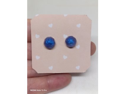 náušnice KULATÉ střední - pecky