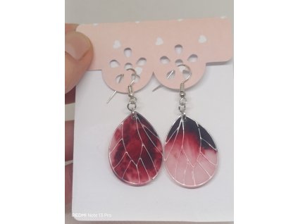 MOTÝLÍ KŘÍDLA - náušnice visací