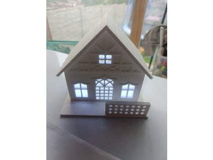 svítící chaloupka