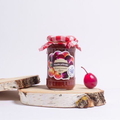 Červená mirabela džem