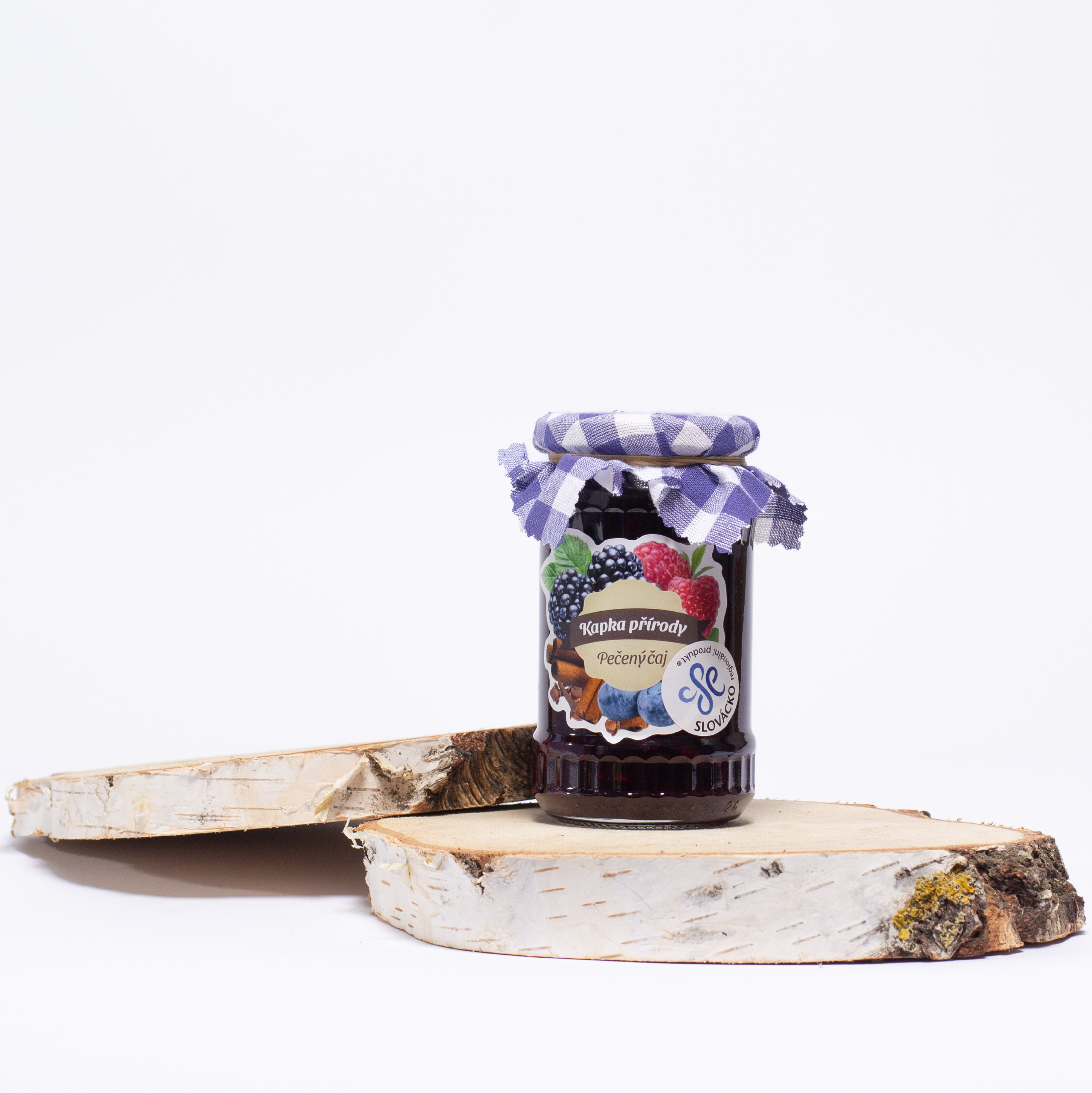 Pečený čaj – ostružina, borůvka, malina, černý rybíz Objem sklenice: 385 ml