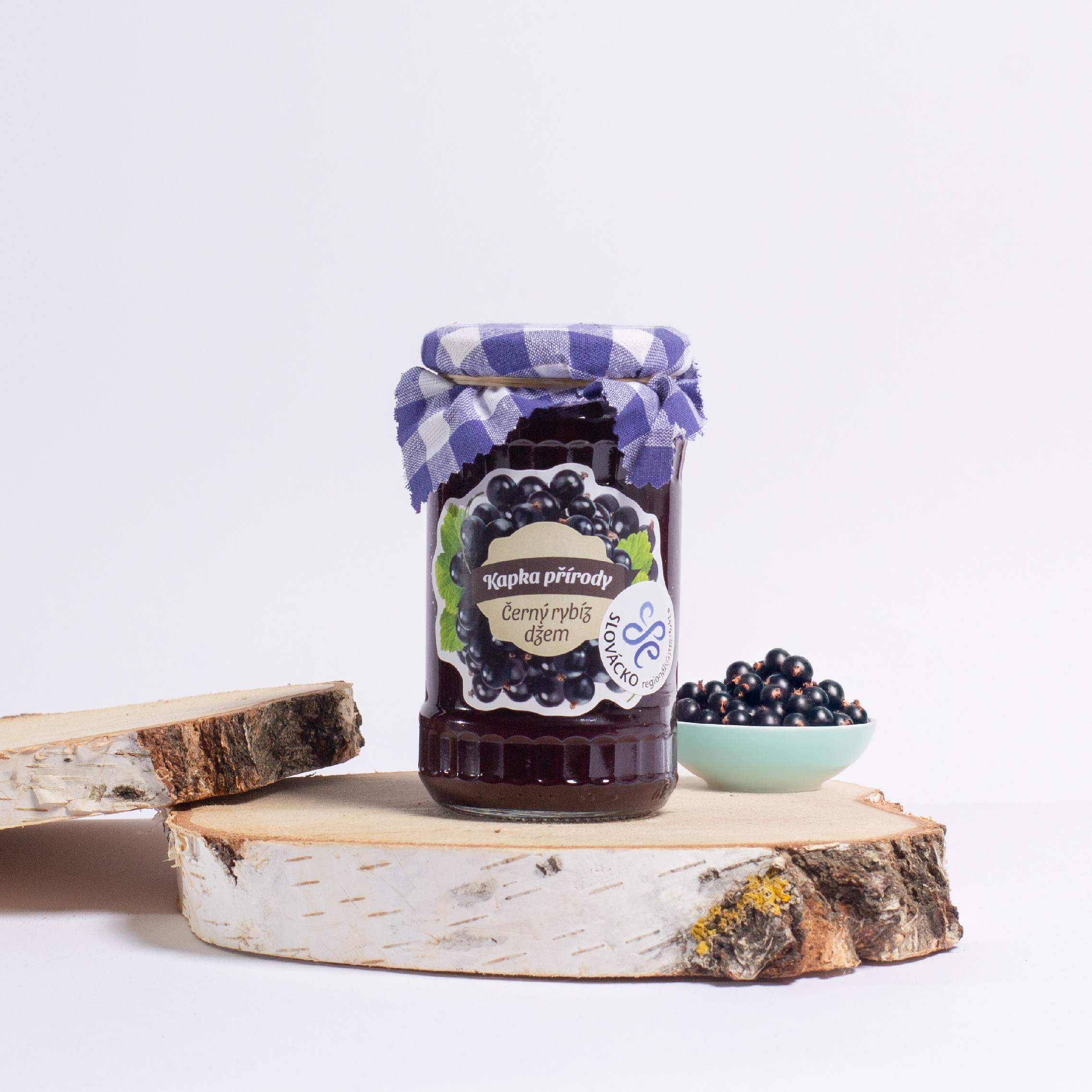Kapka Přírody Džem z černého rybízu Objem sklenice: 385 ml