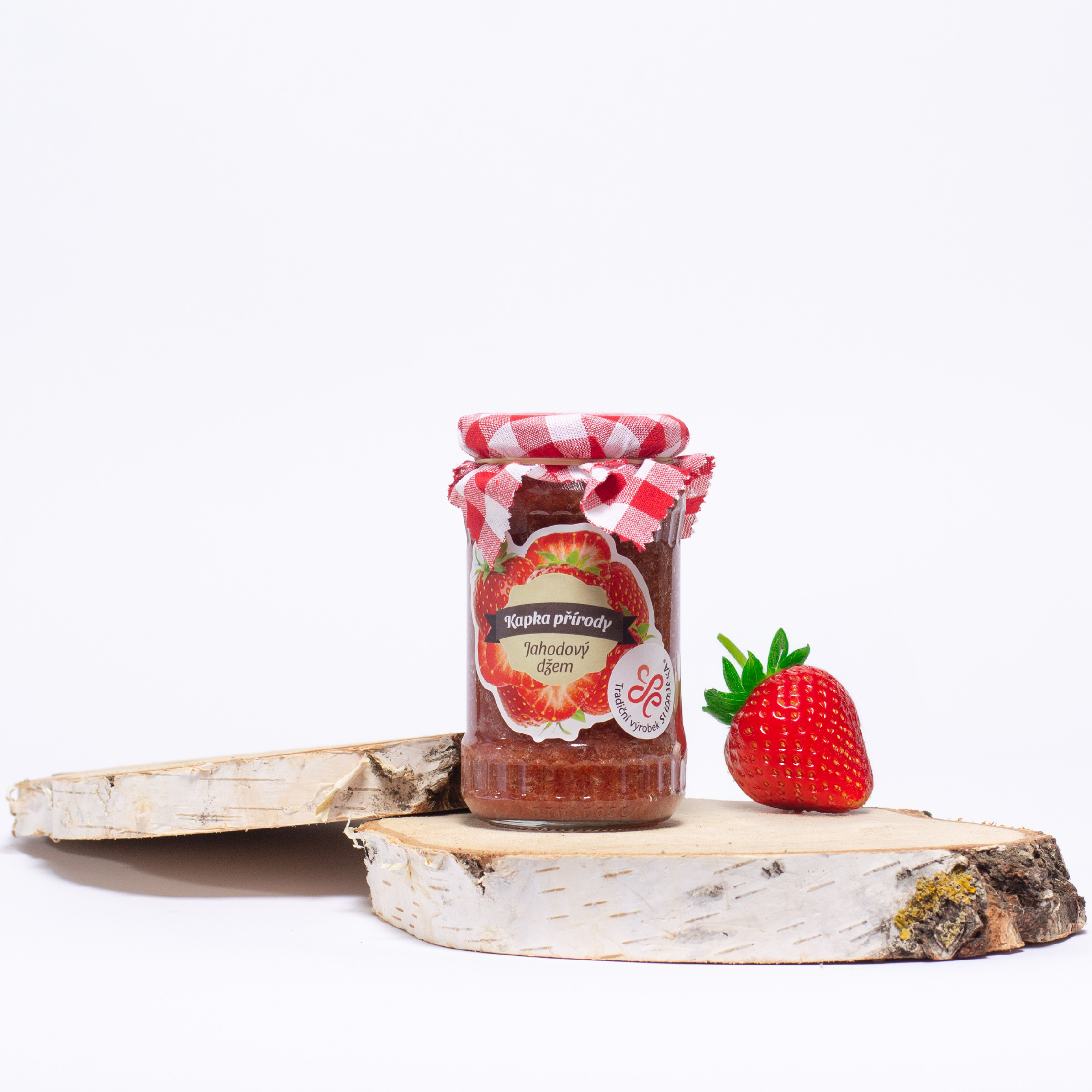 Kapka Přírody Jahodový džem Objem sklenice: 385 ml