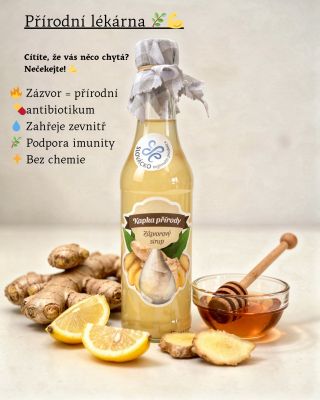Zázvorový sirup je váš spojenec v boji proti nachlazení 🥄 SOS recept při nachlazení: * 2 lžíce zázvorového sirupu * Šťáva...