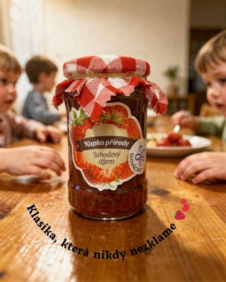 Někdy je to nejjednodušší, co chutná nejlépe! 🍓 Jahodový džem = klasika, kterou miluje celá rodina: 🍓 Chuť zralých jahod 💕...