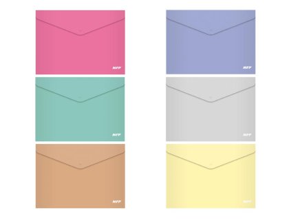 Desky s drukem A4 MFP PP pastel mix