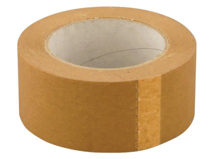 Lepící páska papírová 50 x 50m hnědá samolep.