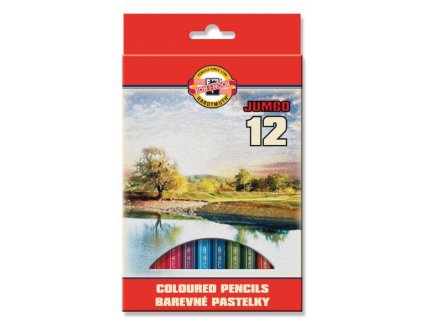 Pastelky Omega Jumbo Koh-I-Noor, různé počet barev