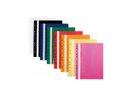 Rychlovazač A4 závěsný polypropylen s euroděrováním, různé barvy (Barva Šedá, Formát A4, V balení 10ks)