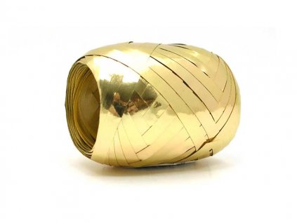 Stuha klubíčko 20m/5mm zlatá