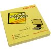 Bloček samolepicí 75 x 75mm, 1x100ls - žlutý