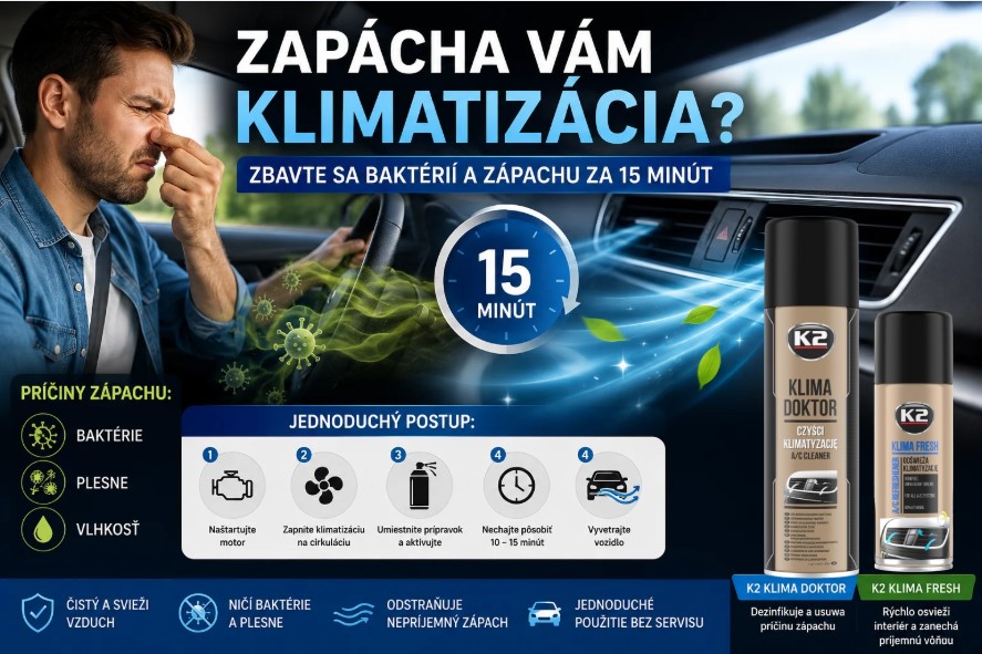 Ako vyčistiť klimatizáciu auta svojpomocne? Zbavte sa zápachu za 15 minút