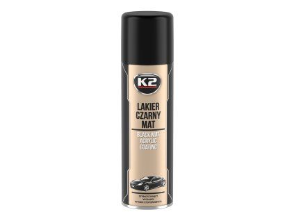 Čierny matný akrylová lak 500 ml