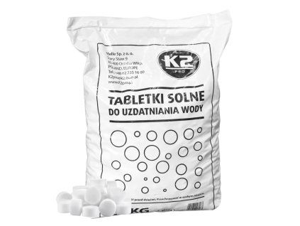 Tabletovaná soľ 25kg - úprava  vody