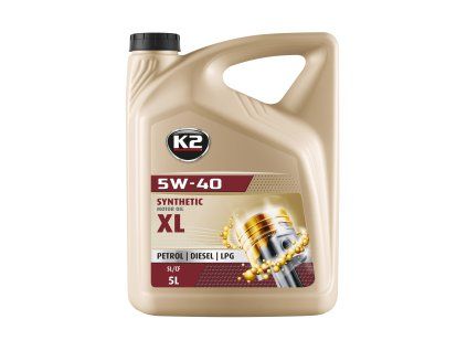 K2 5W-40 XL 5L – syntetický motorový olej API SL/CF/CF-4