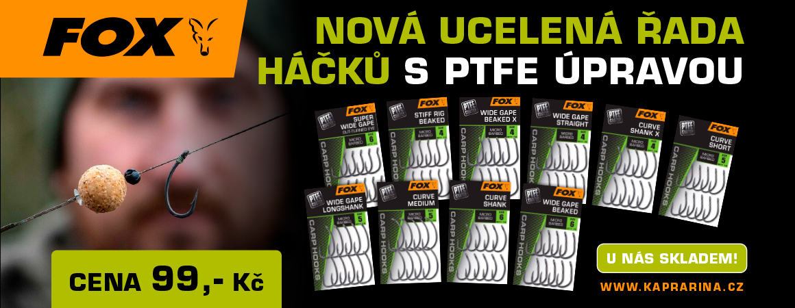 Nová ucelená řada háčků s PTFE úpravou