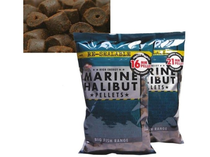 Dynamite Baits Pellets Marine Halibut Pre-Drilled 21 mm 900 g