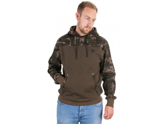 fox mikina khaki camo hoody