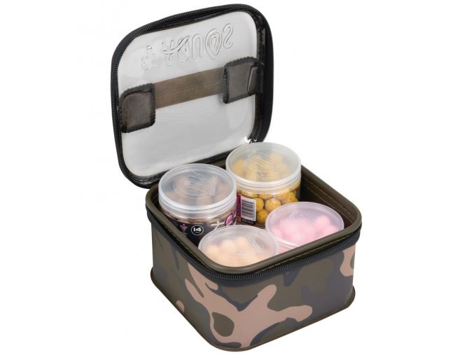 fox pouzdro aquos camo bait storage small