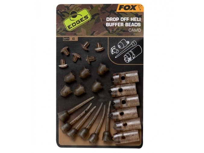 fox edges camo drop off heli buffer bead kit (1)