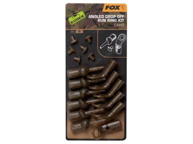 fox edges camo angled drop off run ring kit
