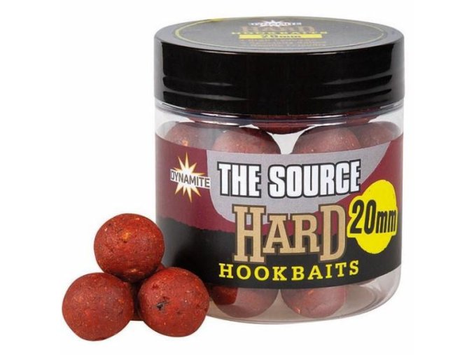 Dynamite Baits tvrzené boilie Hardened Hookbaits The Source 20 mm