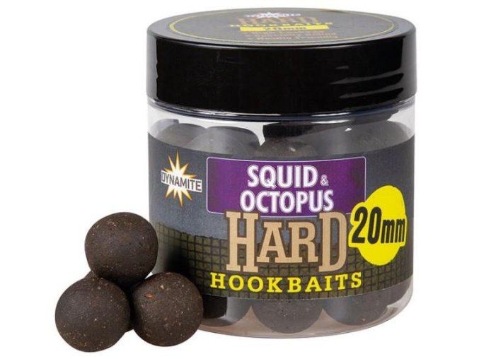 Dynamite Baits tvrzené boilie Hardened Hookbaits Squid&Octopus 20 mm