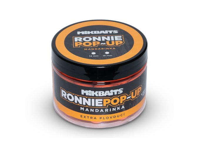 Mikbaits Ronnie pop-up 150ml - Mandarinka 14mm