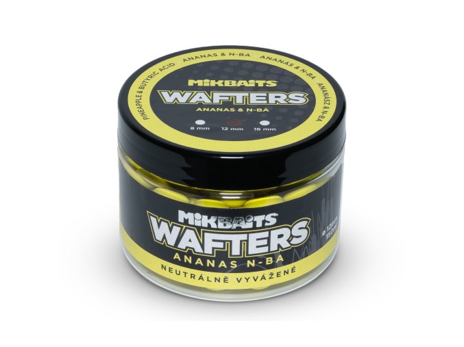 Mikbaits vyvážené nástrahy Wafters 150ml - Ananas N-BA 12mm
