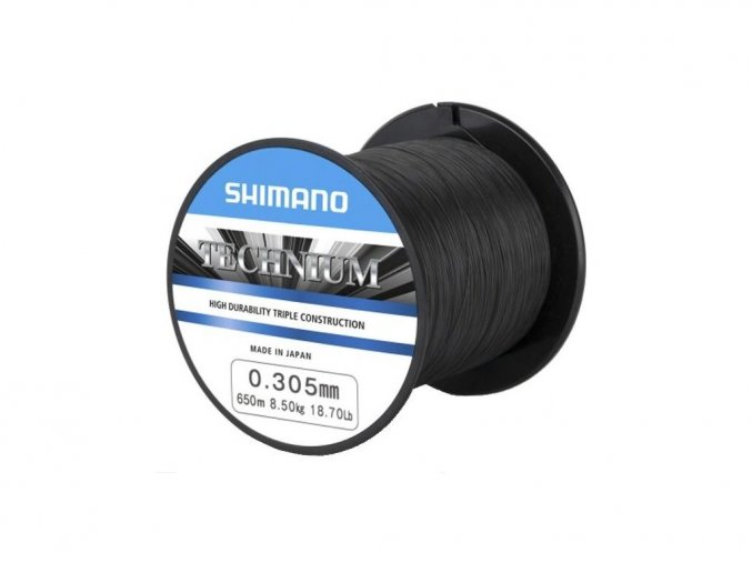 Shimano Vlasec Technium PB Černá-Průměr 0,355 mm / Nosnost 11,50 kg / Návin 600 m