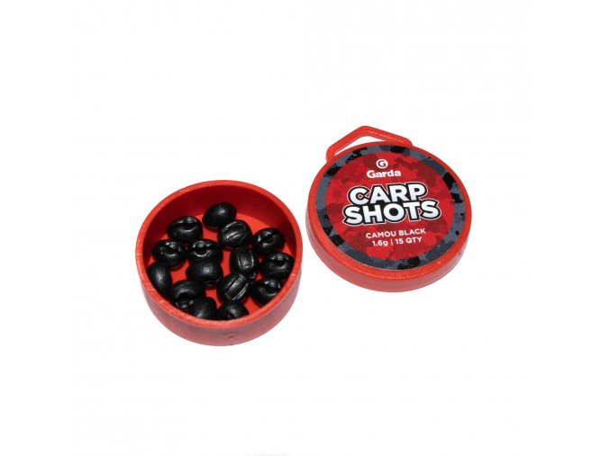 Garda bročky Carp Shots camou black 1,6g 15ks