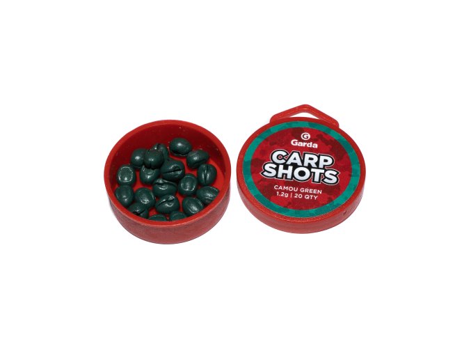 Garda bročky Carp Shots camou green 1,2g 20ks