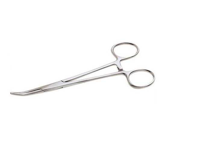 ZFISH Pean Zahnutý Forceps Curved