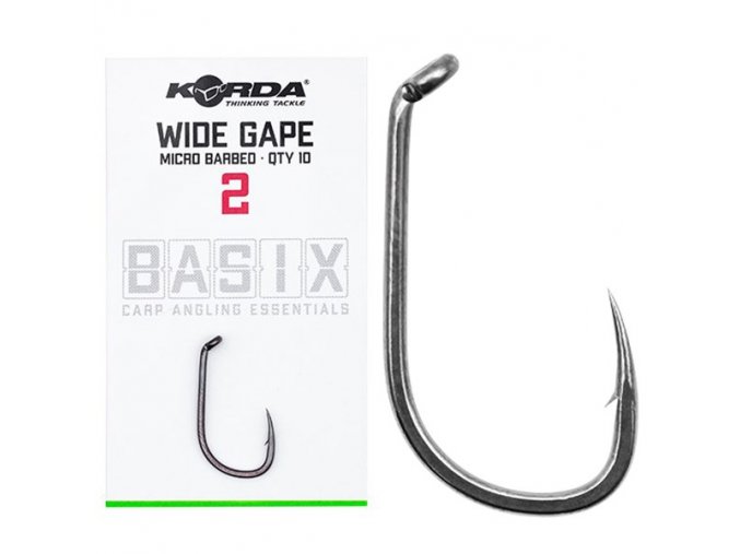 korda hacky basix wide gape 10 ks