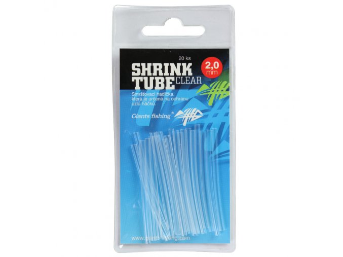 Giants fishing Smršťovací hadičky čiré Shrink Tube Clear