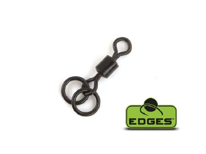 Fox obratlíky Edges Double Ring Swivel