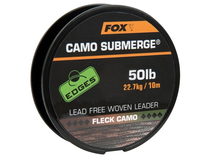 fox navazcova snurka edges submerge fleck camo leader 10 m