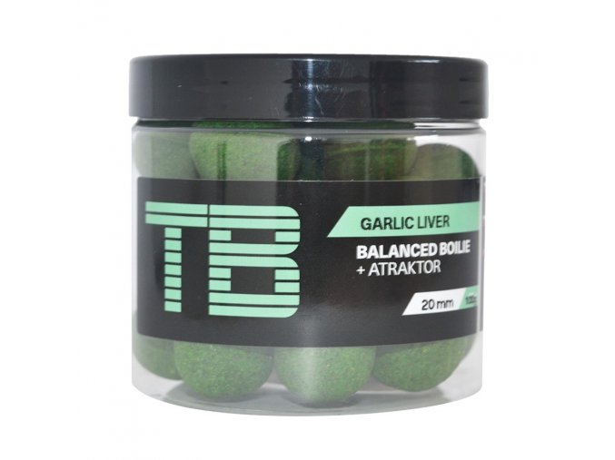 tb baits vyvazene boilie balanced atraktor garlic liver 100 g