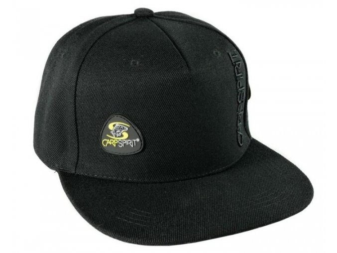 Carp Spirit kšiltovka Flat Peak Cap Black