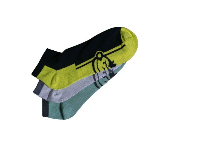 RidgeMonkey: Ponožky APEarel CoolTech Trainer Socks 3 Pack 44-47 (UK 10-12)